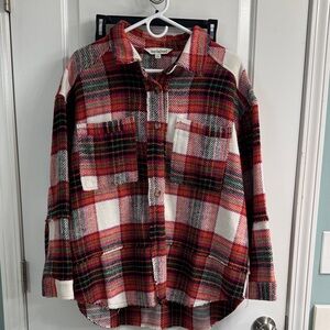 Multicolor Women's Plaid Shirt/Shacket